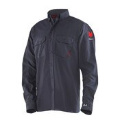 DRIFIRE 4.4 Lightweight Button Down Shirt in navy